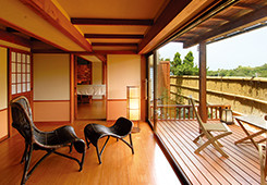 レストコーナー・ウッドデッキ